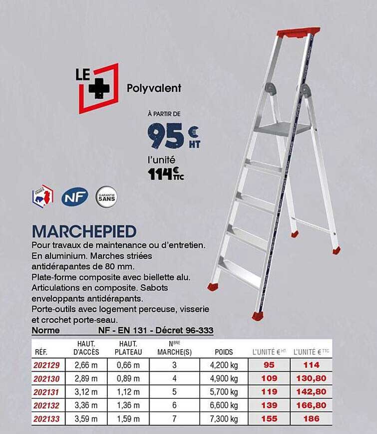 LE + Polyvalent MARCHEPIED