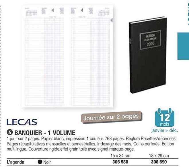 LECAS 6 BANQUIER - 1 VOLUME