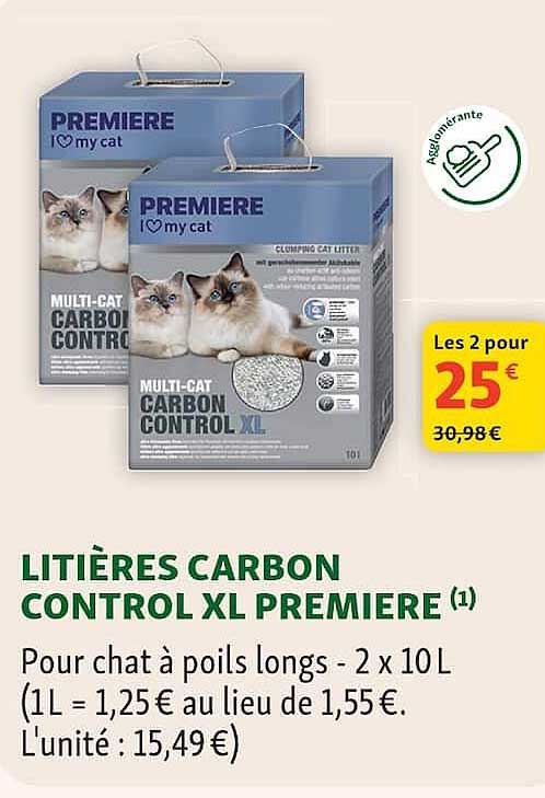 LITIÈRES CARBON CONTROL XL PREMIERE (1)