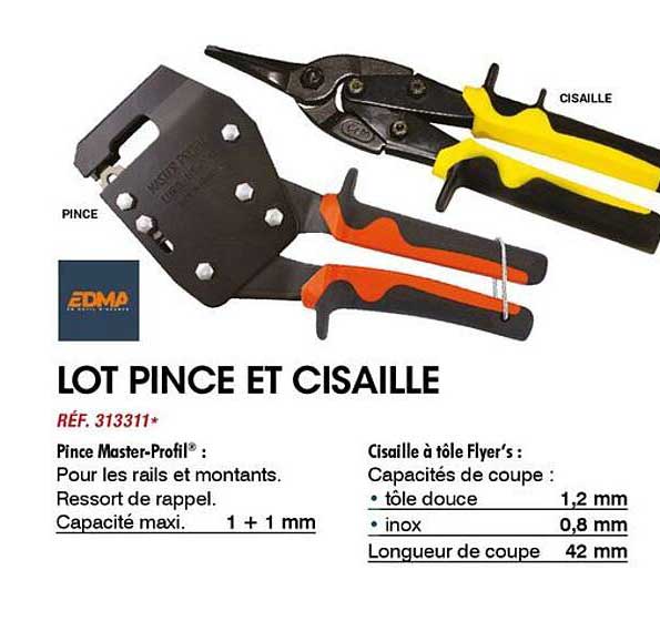 LOT PINCE ET CISAILLE
