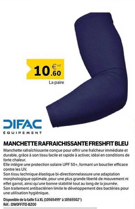 MANCHETTE RAFRAICHISSANTE FRESHFIT BLEU