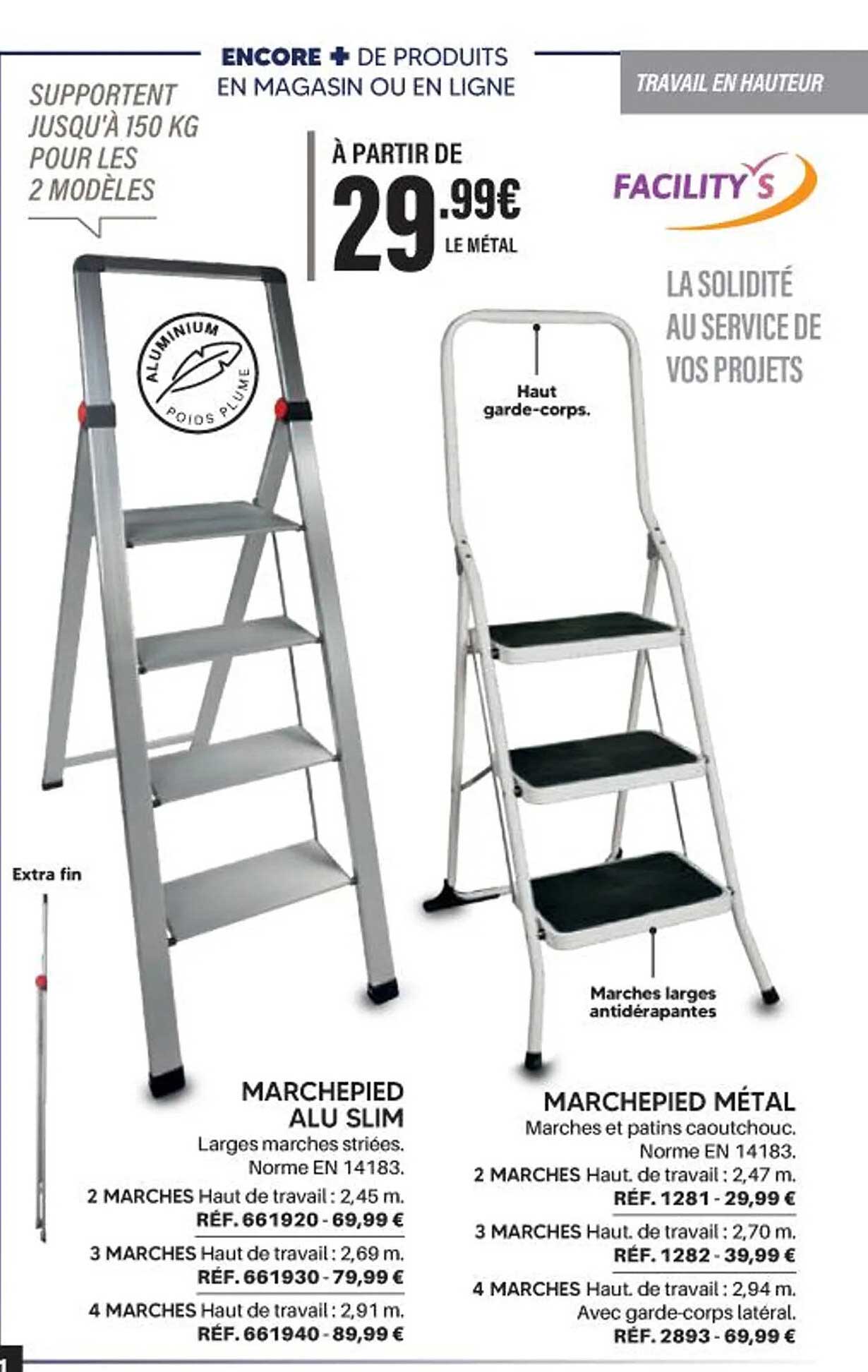 MARCHEPIED ALU SLIM