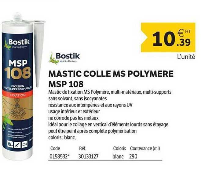 MASTIC COLLE MS POLYMERE MSP 108