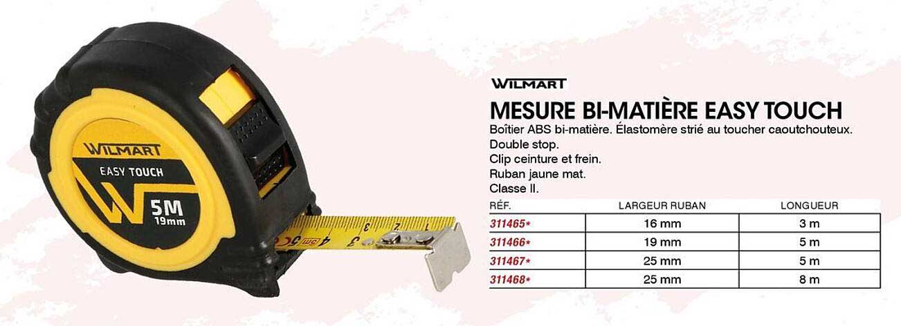 MESURE BI-MATIÈRE EASY TOUCH