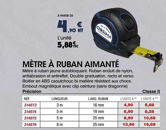 MÈTRE À RUBAN AIMANTÉ