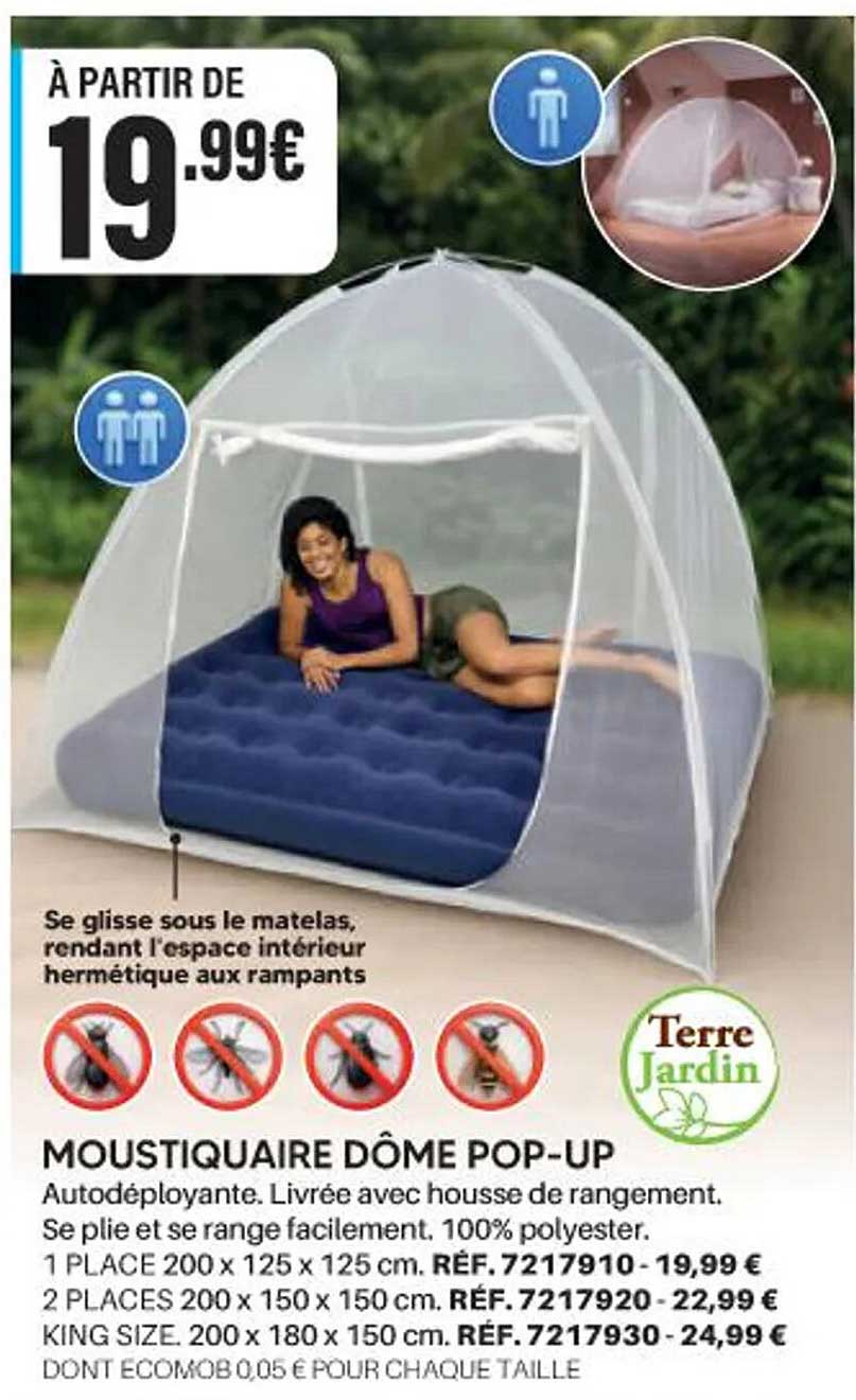 MOUSQUITAIRE DÔME POP-UP