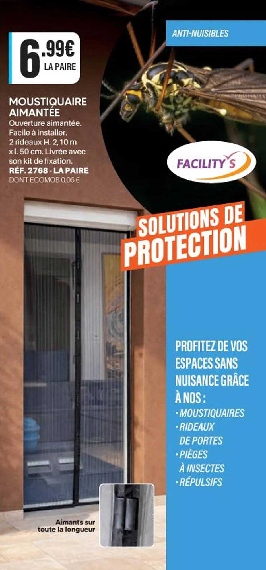 MOUSTIQUAIRE AIMANTEE