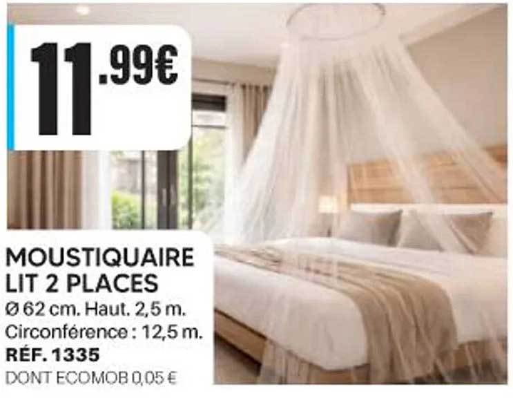 MOUSTIQUAIRE LIT 2 PLACES