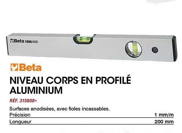 NIVEAU CORPS EN PROFILÉ ALUMINIUM