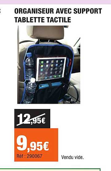 ORGANISEUR AVEC SUPPORT TABLETTE TACTILE
