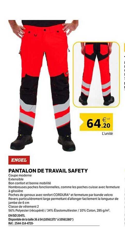 PANTALON DE TRAVAIL SAFETY