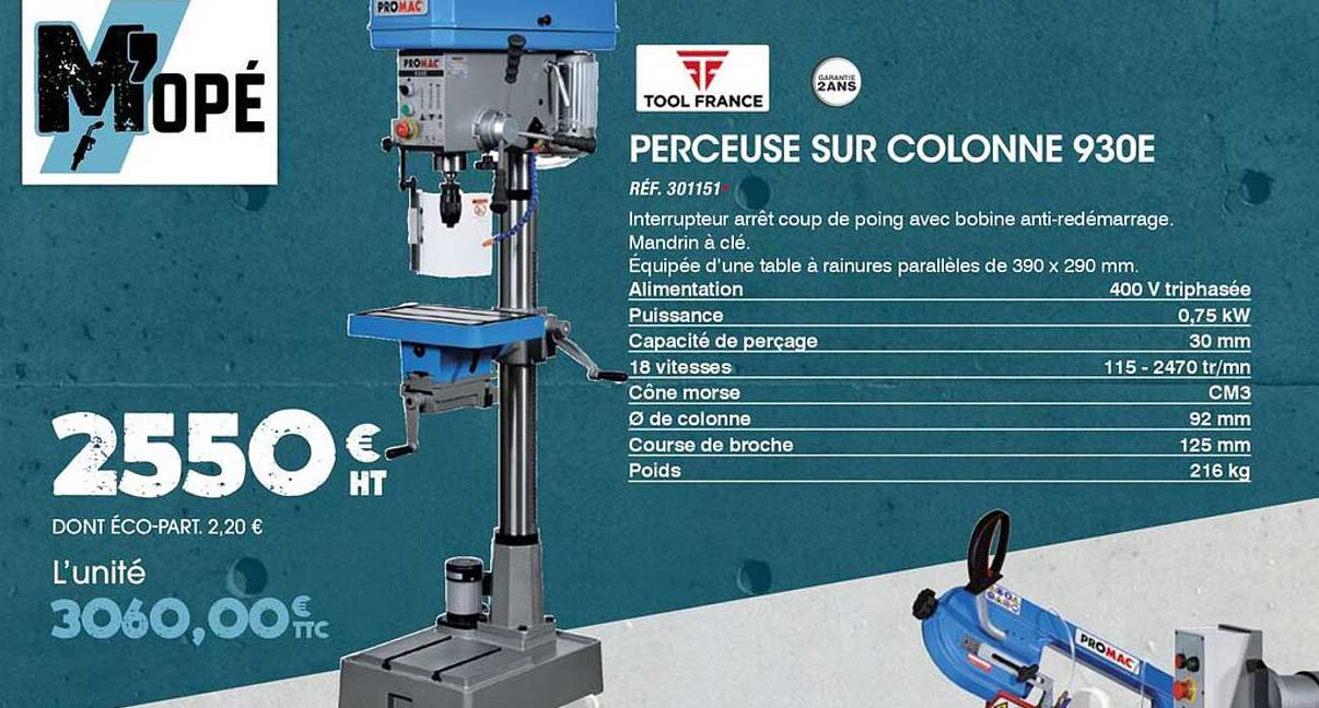 PERCEUSE SUR COLONNE 930E
