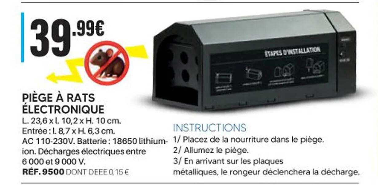 PIÈGE À RATS ÉLECTRONIQUE