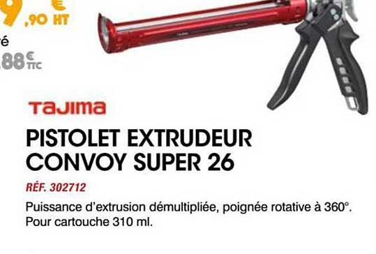 PISTOLET EXTRUDEUR CONVOY SUPER 26