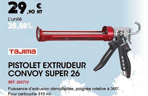 PISTOLET EXTRUDEUR CONVOY SUPER 26