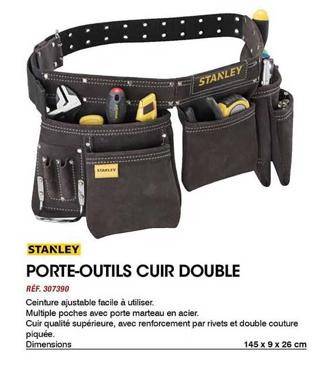 PORTE-OUTILS CUIR DOUBLE