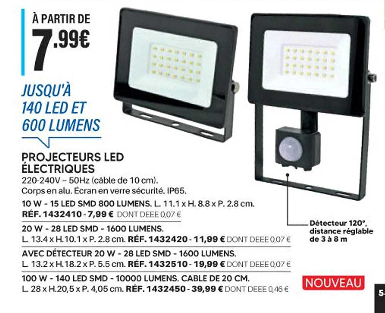 PROJECTEURS LED ÉLECTRIQUES