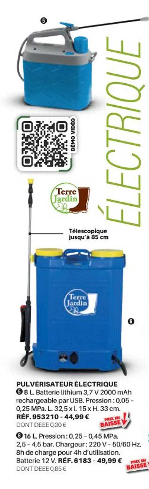 PULVÉRISATEUR ÉLECTRIQUE