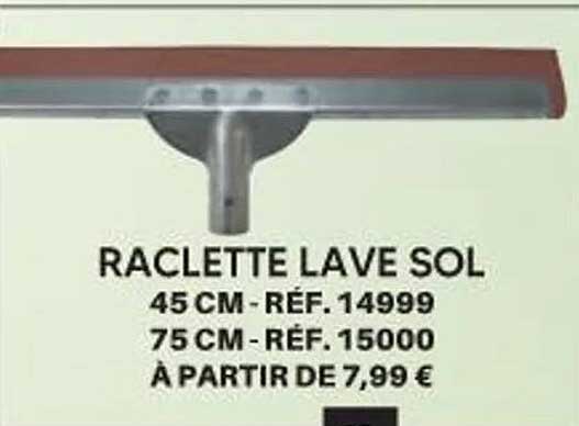 RACLETTE LAVE SOL