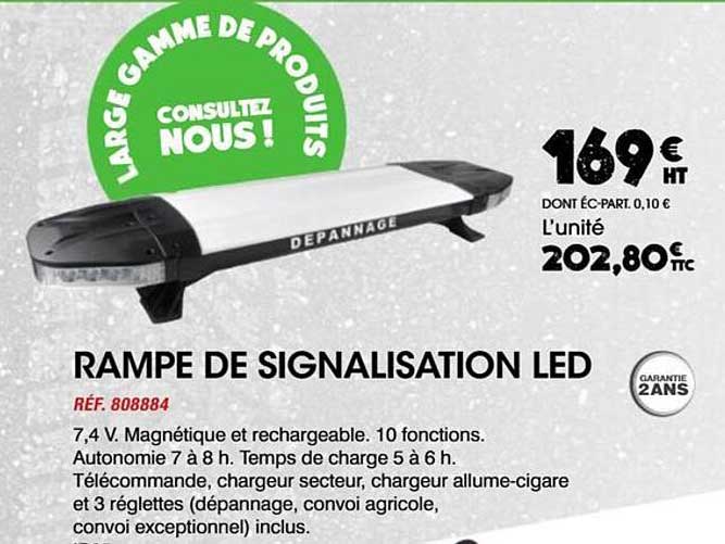 RAMPE DE SIGNALISATION LED