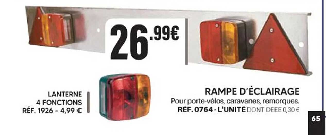 RAMPE D'ÉCLAIRAGE