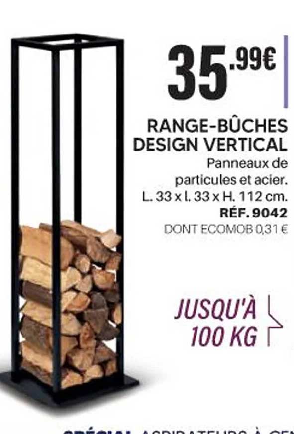 RANGE-BÛCHES DESIGN VERTICAL