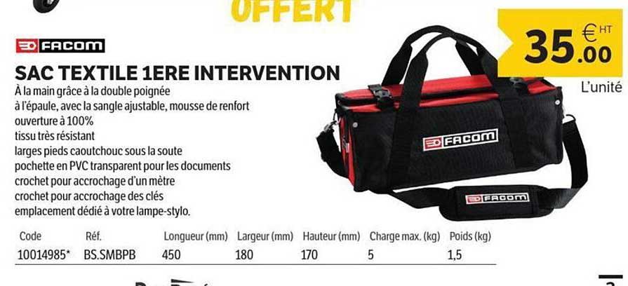 SAC TEXTILE 1ERE INTERVENTION
