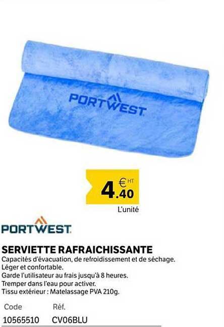 SERVIETTE RAFRAICHISSANTE