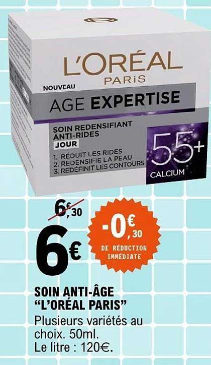 SOIN ANTI-ÂGE “L’ORÉAL PARIS”