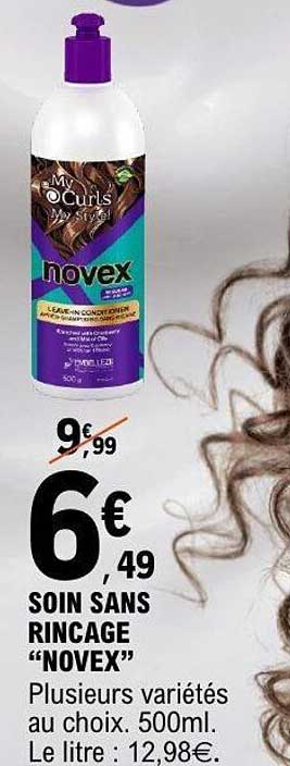 SOIN SANS RINÇAGE “NOVEX”