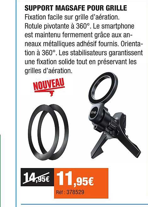 SUPPORT MAGSAFE POUR GRILLE