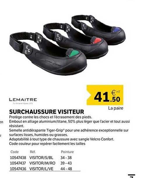SURCHAUSSURE VISITEUR