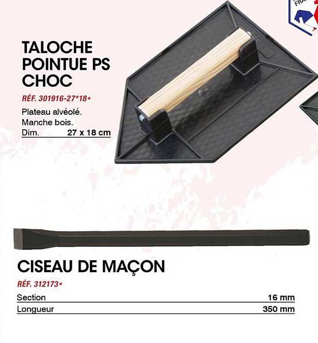 TALOCHE POINTUE PS CHOC