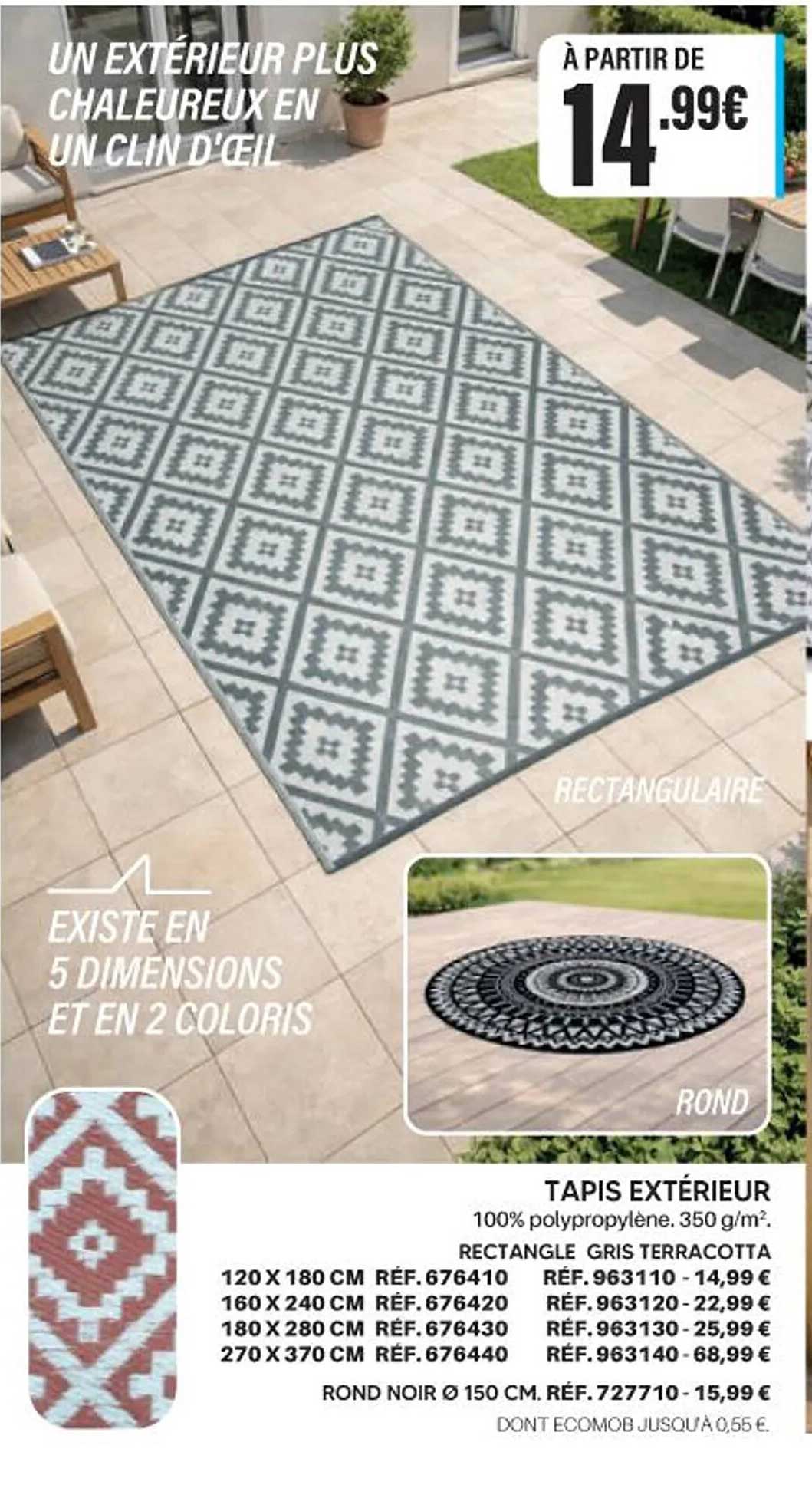 TAPIS EXTÉRIEUR