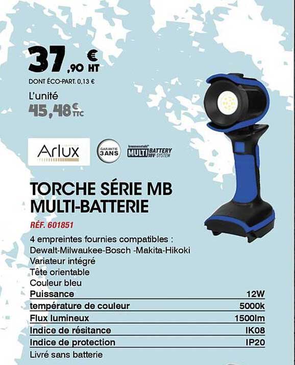 TORCHE SÉRIE MB MULTI-BATTERIE