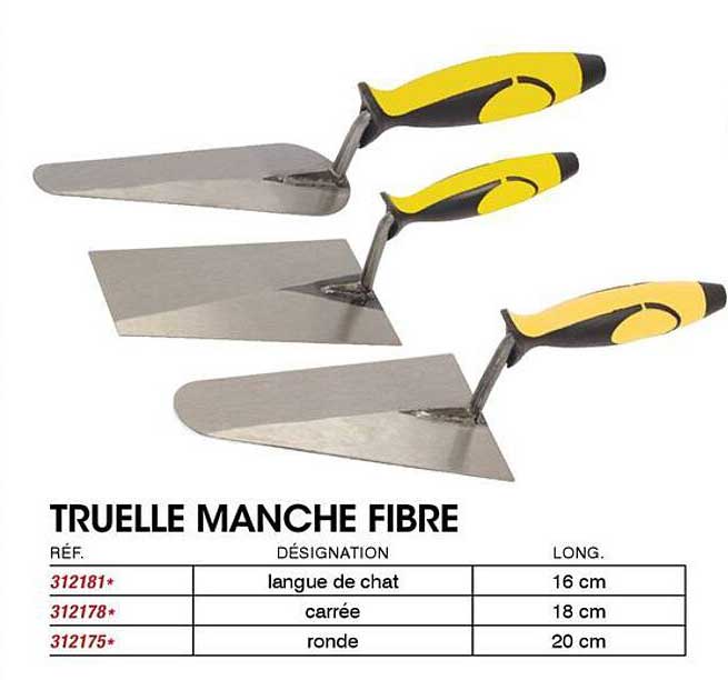 TRUELLE MANCHE FIBRE
