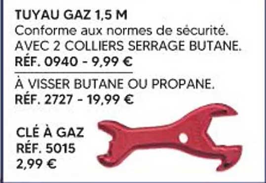TUYAU GAZ 1,5 M