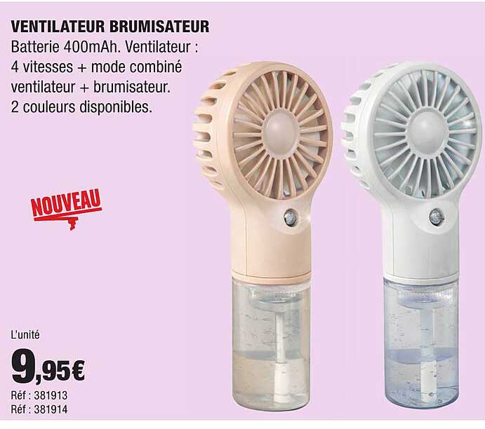 VENTILATEUR BRUMISATEUR