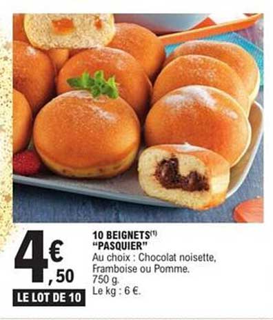 10 BEIGNETS(*) "PASQUIER"