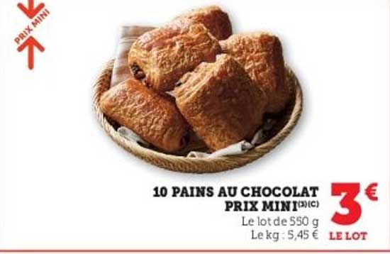 10 PAINS AU CHOCOLAT