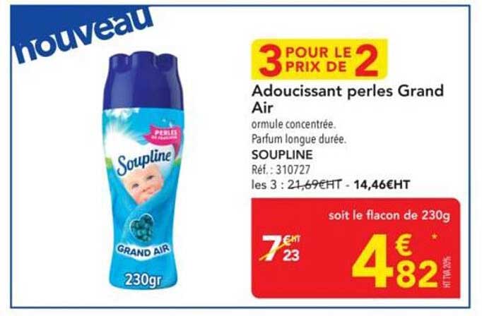Adoucissant perles Grand Air