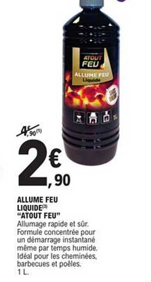 ALLUME FEU LIQUIDE "ATOUT FEU"
