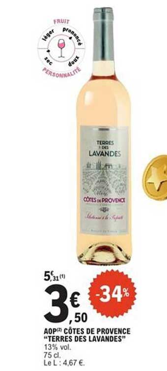 AOP Côtes de Provence "Terres des Lavandes"