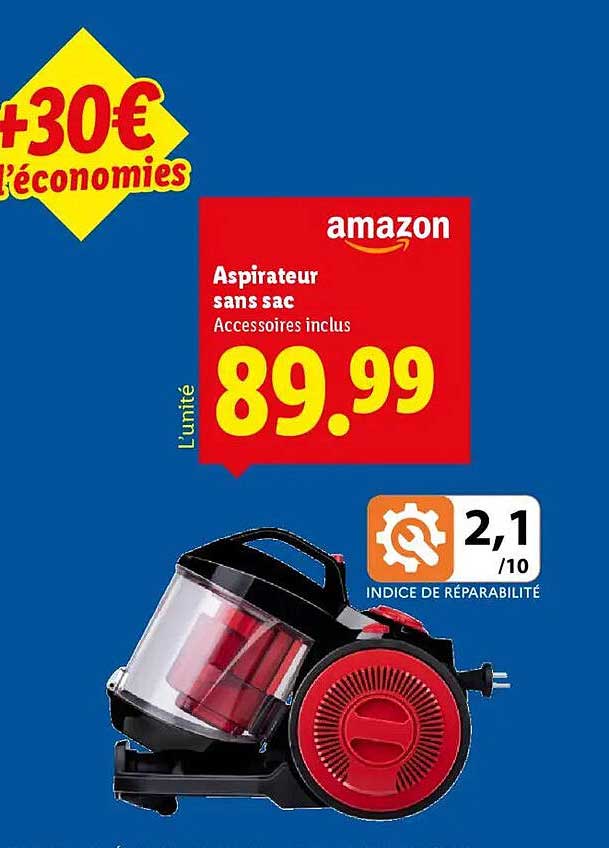 Aspirateur sans sac