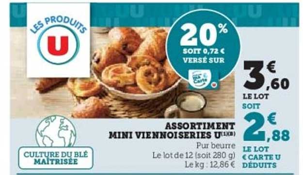 ASSORTIMENT MINI VIENNOISERIES U