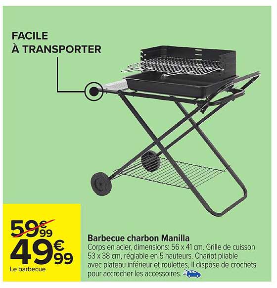 Barbecue charbon Manilla