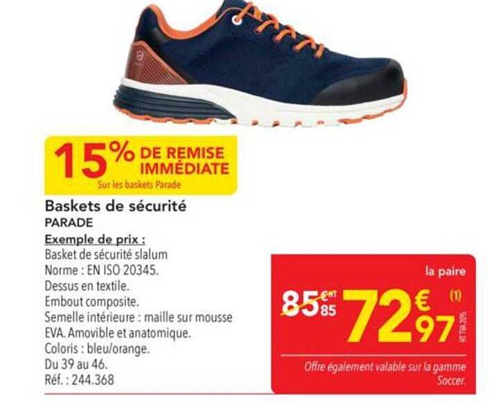 Baskets de sécurité PARAD