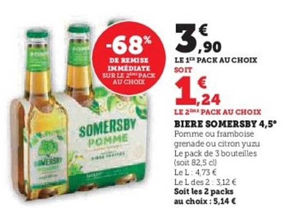 BIERE SOMERSBY 4,5°