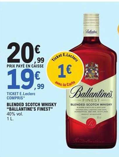 BLENDED SCOTCH WHISKY "BALLANTINE'S FINEST"