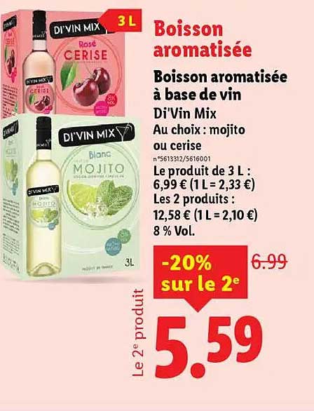 Boisson aromatisée